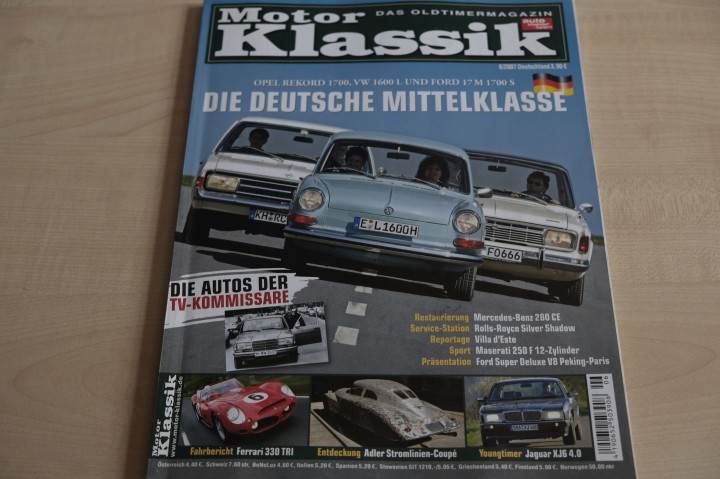 Deckblatt Motor Klassik (06/2007)